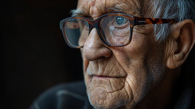 Retratos de ancianos como símbolo de la dependencia de las personas mayores