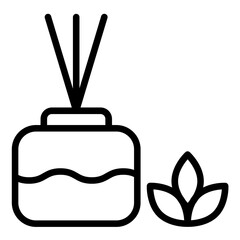 Vector Design Home Fragrance Icon Style