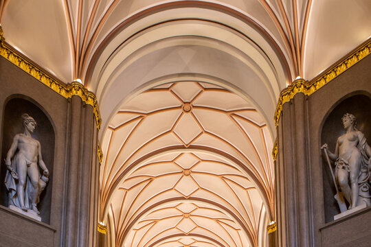 September 2022 -Rotes Rathaus Neo-Renaissance red brick building hosts regular exhibits & events. in Berlin, the capital of Germany, Eu