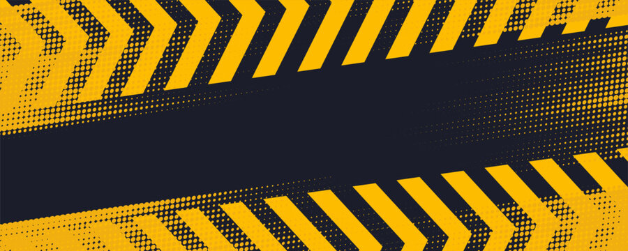 Social media post template background vector, editable post template social media banners with grunge warning system mark illustration