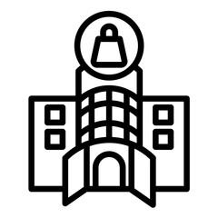 Vector Design Shopping Center Icon Style
