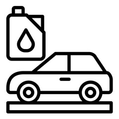 Vector Design Oil Change Icon Style