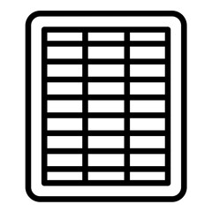 Vector Design Cabin Filter Icon Style