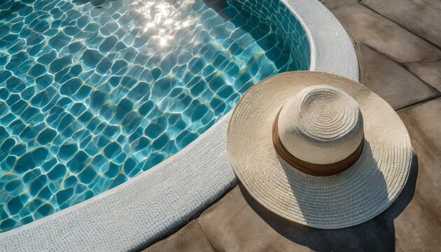 Sonnenhut am Pool