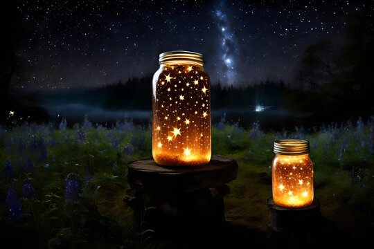 fireflies in the jar