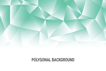 Fototapeta premium Low poly banner background. Vector.