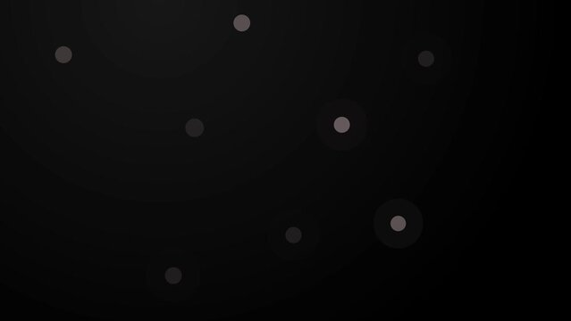 Bubble particle loop animation. Dots moving background.
