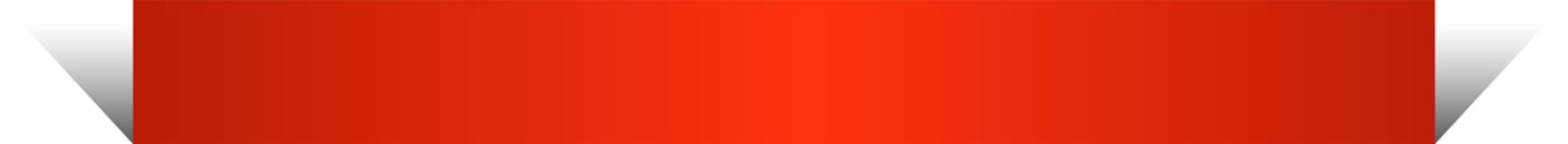 Red blank paper scraps with shadows, banners, label