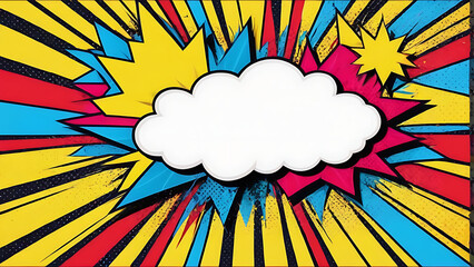 background. A comic book-style BOOM explosion