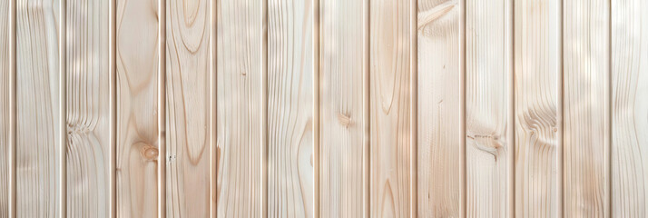 Fototapeta premium A light wood wall background with natural oak wooden paneling, wooden coffee brown wood background planks floor wall cladding,Wood texture. Wood texture for design and decoration.banner