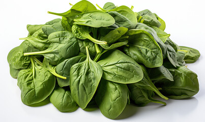 Image of spinach on a white background.