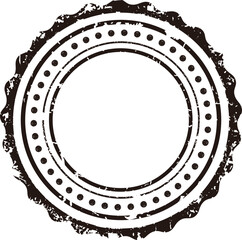 Bordered Circle Stamp