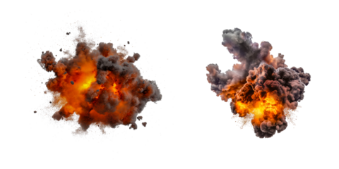Smoke and Flames: Isolated Explosive Impact