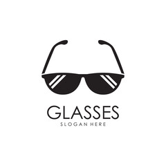 Vector Illustration Glasses Logo Template