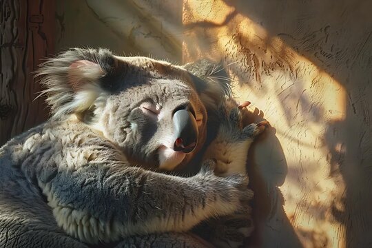 koala on bed 