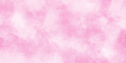 abstract fringe and bleed paint drips and drops pink watercolor background texture, pink watercolor background hand-drawn with cloudy strokes of brushes.	