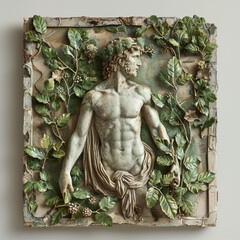 Explore the interplay between ancient Roman deities and mythological battles through the lens of intrepid explorers capturing the wild beauty of climbing plants