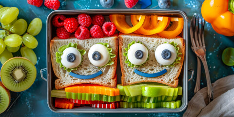 Colorful and nutritious lunchbox ideas with fruits and vegetables