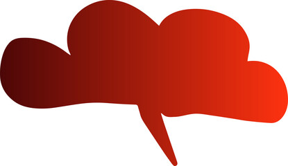 Collection speech bubbles red, chat, dialogue, text - obrazy, fototapety, plakaty