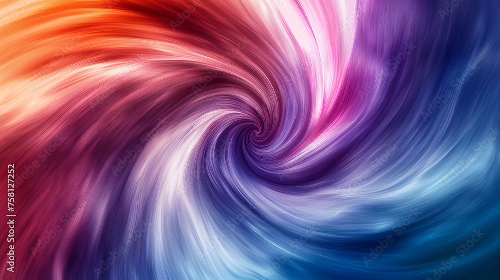 Poster swirling colors in a fluid motion, blending into a whirlpool of abstraction, background, with copy s
