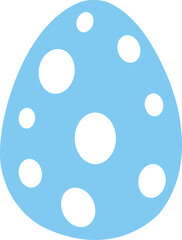 Easter egg clip art design on plain white transparent isolated background for card, shirt, hoodie, sweatshirt, apparel, tag, mug, icon, poster or badge