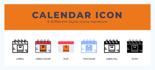Calendar icon vector for web. and mobile app