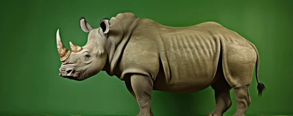 Poster African rhino detail. © Michal