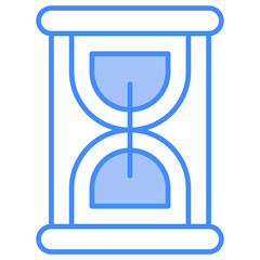 Vector Icon Glass, hour, watch, hour glass, time