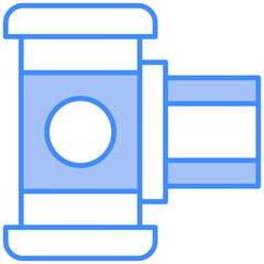 Vector Icon reel, Camera, filmstrip, movie, picture