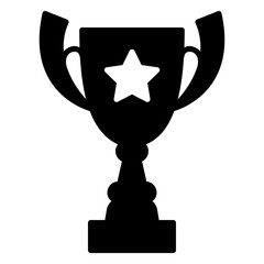 Cup or trophy icon for winner or champion of competition