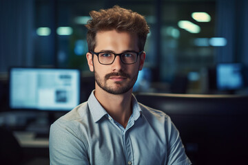 Obraz premium Business people programmers meeting conference against hackers criminals Generative AI