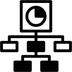 Data Structure, Business And Finance, Data Analytics, Pie Chart, Statistics, Document Icon