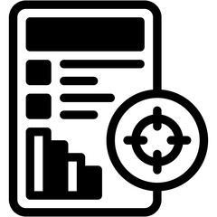 Accurate, Information, Goal, Business And Finance, Data Analysis, Data Analytics Icon