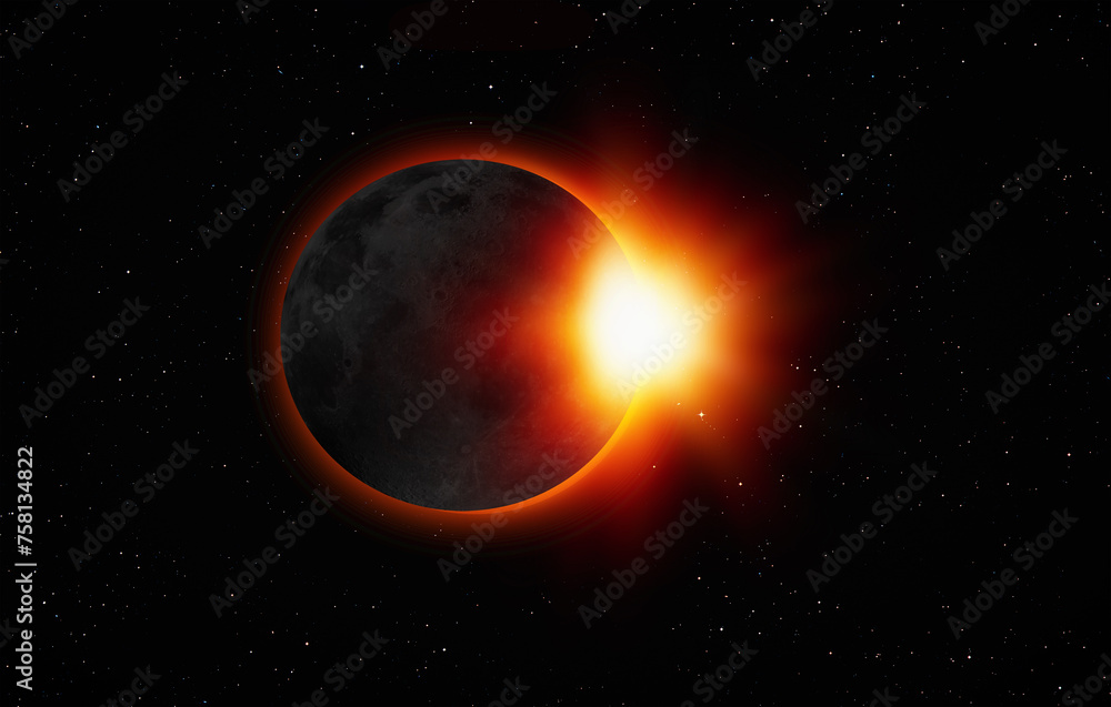 Poster solar eclipse 