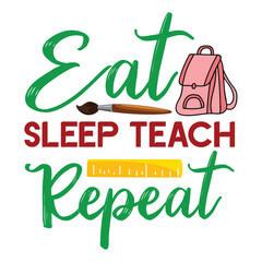 Back To School Shirt Print Template, Typography Design For Shirt, Mugs, Iron, Glass, Stickers, Hoodies, Pillows, Phone Cases, etc