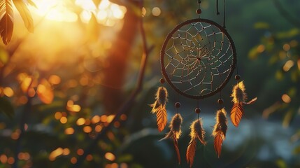 Embark on a journey of self-discovery with this exquisite representation of a dream catcher, its intricate design inviting introspection against a seamless backdrop.
