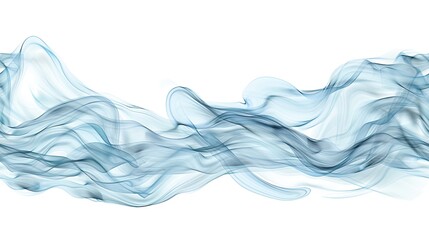 a horizontal light blue stream of water, meticulously designed to appear realistic against a white background, evoking a sense of tranquility and elegance. SEAMLESS PATTERN