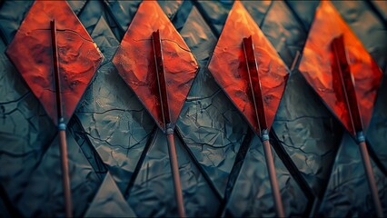 Arrows Texture Pattern Background Striking Bold Stone Palette