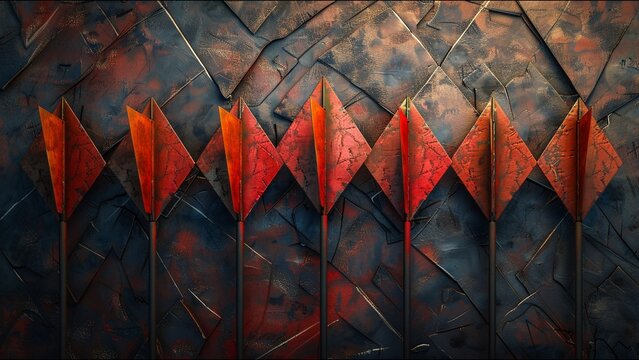 Arrows Texture Pattern Background Striking Bold Stone Palette