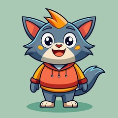 Cute Cartoon Mascot Illustration Style