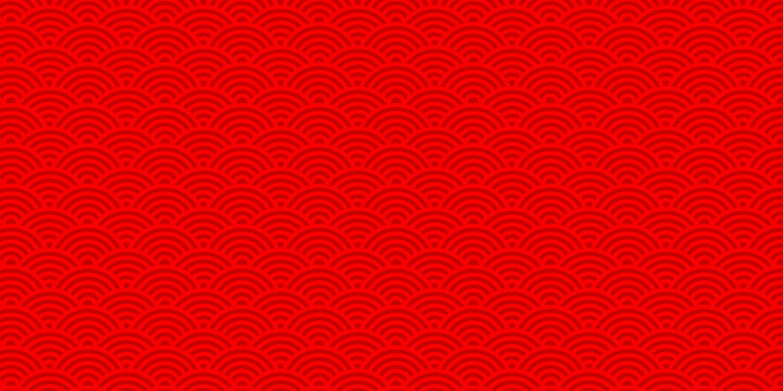 Chinese seamless pattern. Red background for chinese new year celebration. Vector illustration