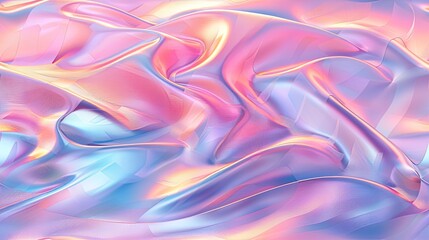 Obraz premium uniform generative art with holographic elements, incorporating solid glitch effects and gradients that exudes contemporary sophistication. SEAMLESS PATTERN