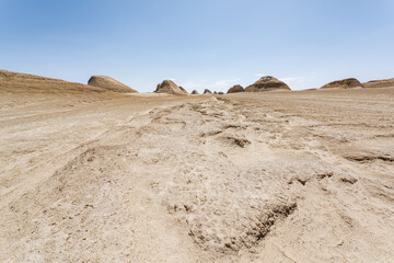 Qinghai Haixi Dachaidan original wind erosion landform