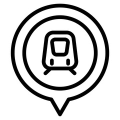 training line icon