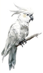 Portrait of a Triton Cockatoo