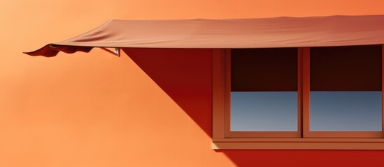 Sunshade covering window.