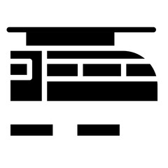 training glyph icon