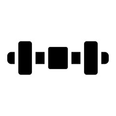 training glyph icon