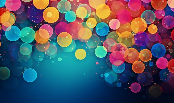 Abstract colorful bokeh background. Vector illustration. Eps 10.