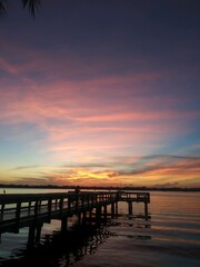 Fototapeta na wymiar Serene sunrise in Florida